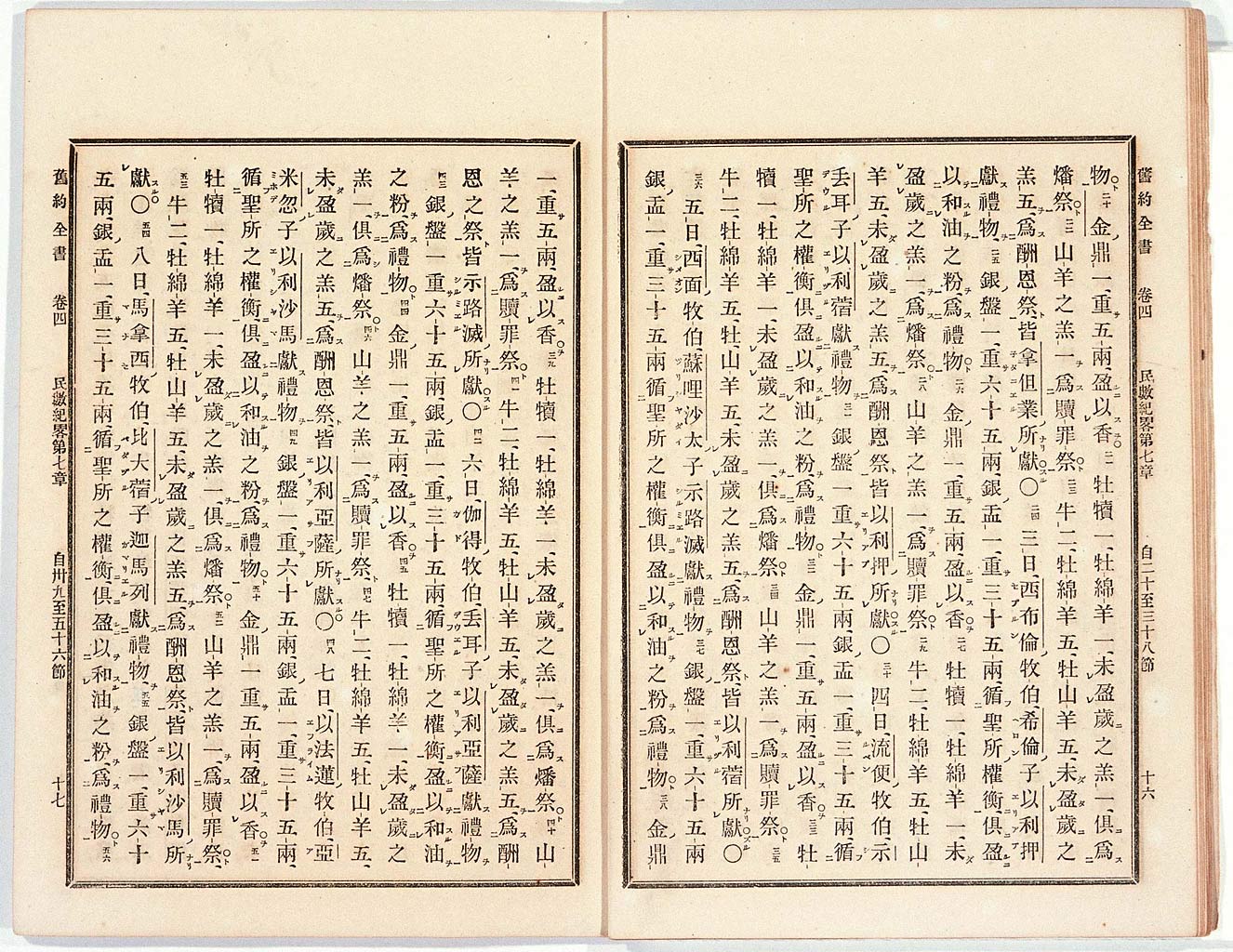 訓點舊約聖書民數紀略 : 完の画像（大）　0010/0042