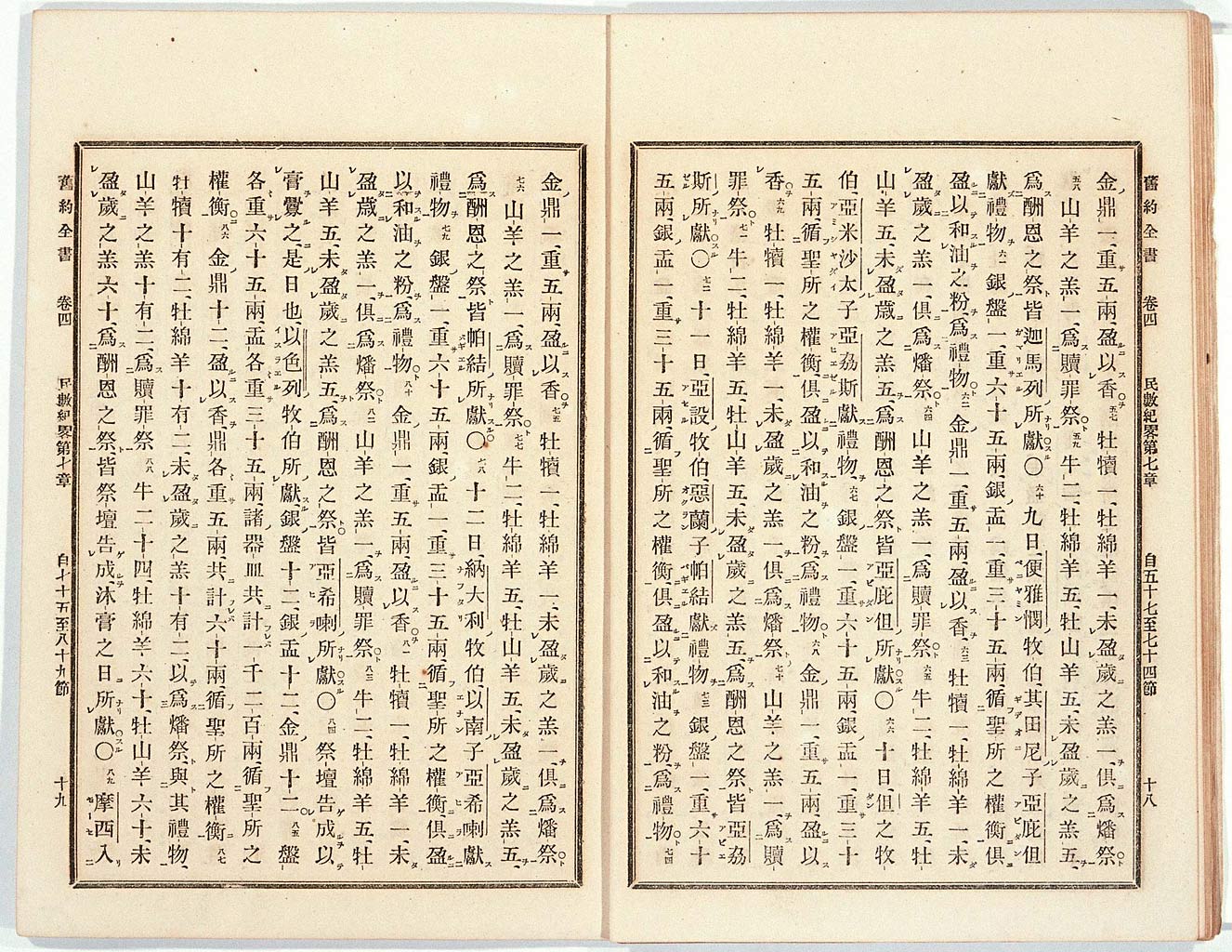 訓點舊約聖書民數紀略 : 完の画像（大）　0011/0042