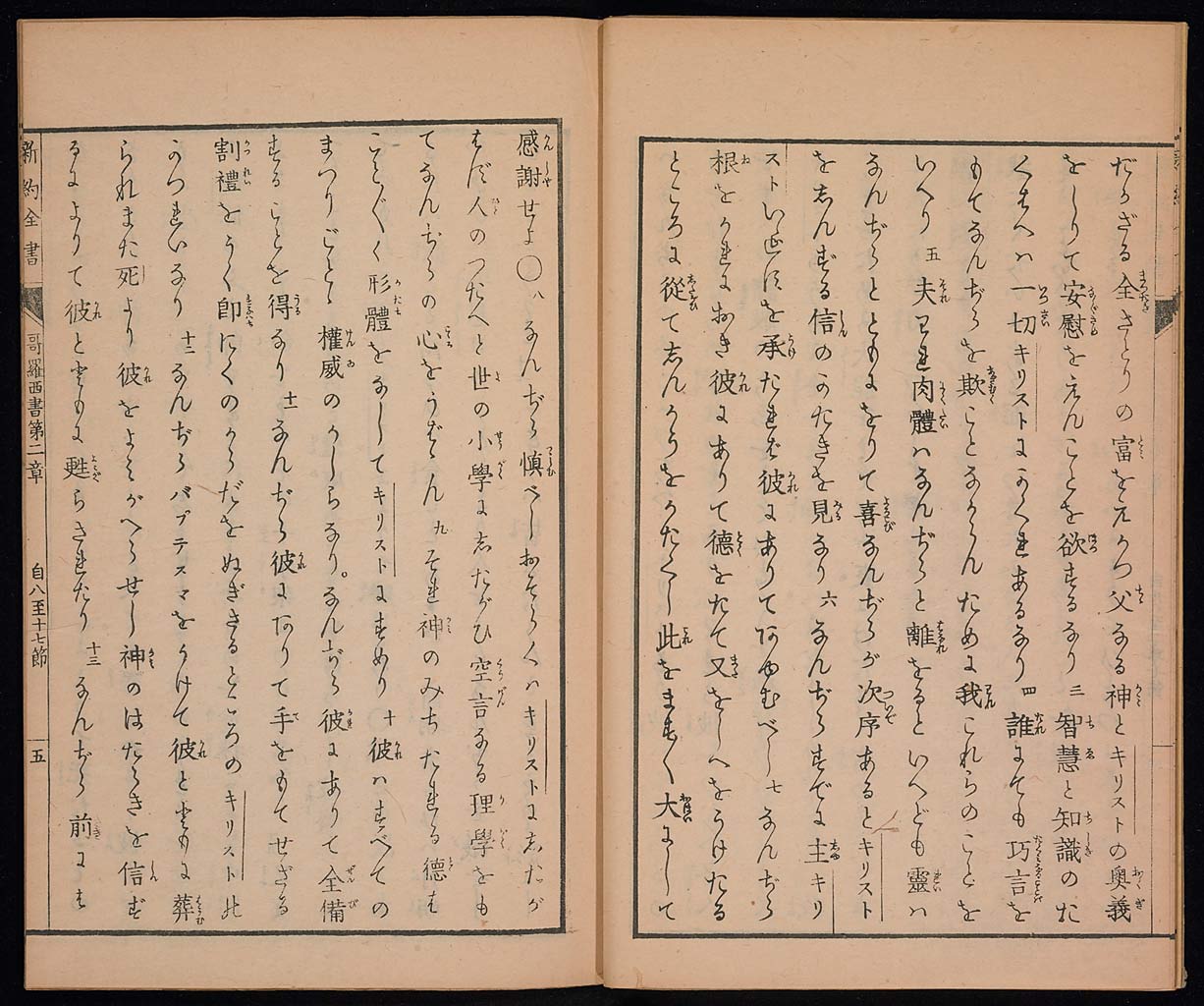 新約聖書哥羅西書（コロサイの信徒への手紙）の画像（大）　0006/0014
