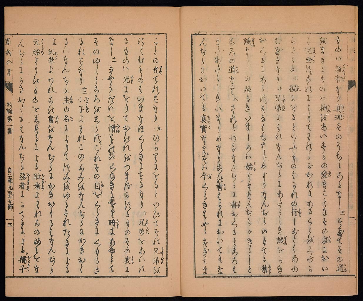 新約聖書約翰書（ヨハネによる福音書）の画像（大）　0004/0019