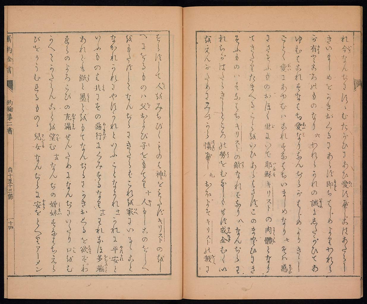 新約聖書約翰書（ヨハネによる福音書）の画像（大）　0015/0019