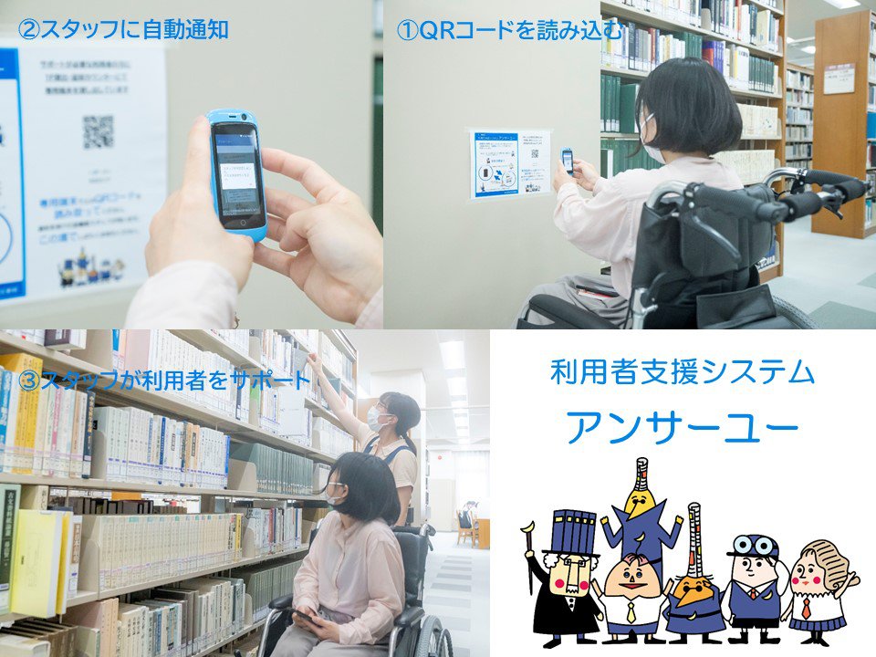 利用者支援システム「アンサーユー」導入～図書館の利用に不便を感じている方をサポート～